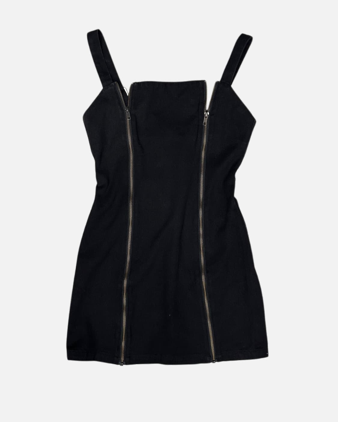 zip-up slit black dress 상품이미지2