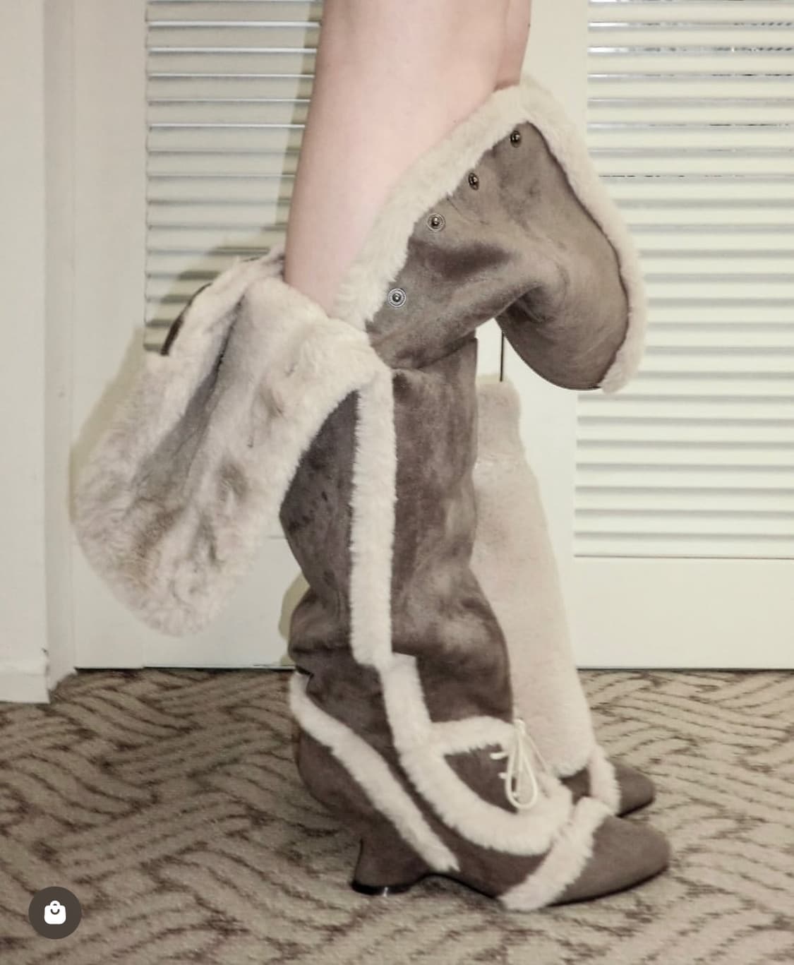 OJOS 오호스 퍼 부츠 상품이미지2