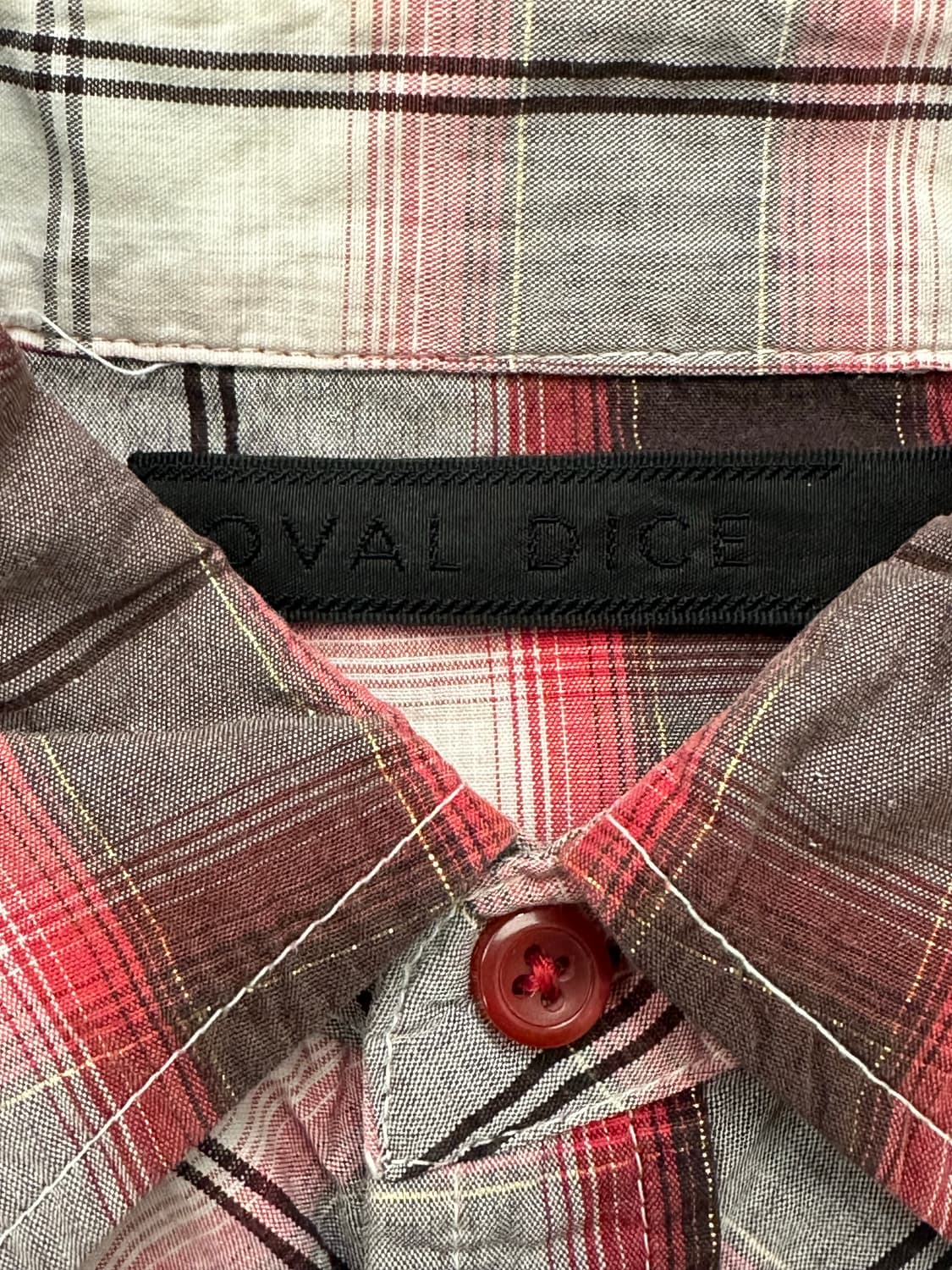 M)Oval Dice 빈티지 체크 셔츠 상품이미지3