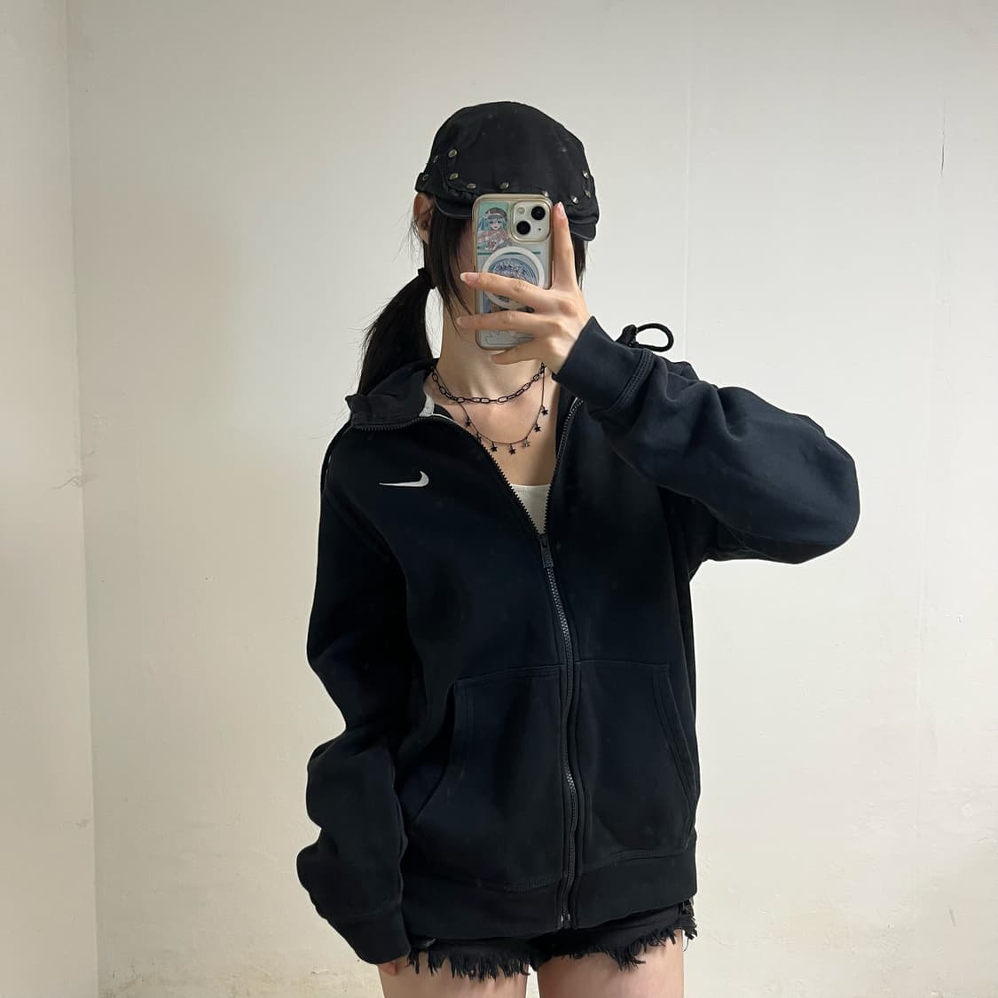 Nike black hoodie zip-up 상품이미지2