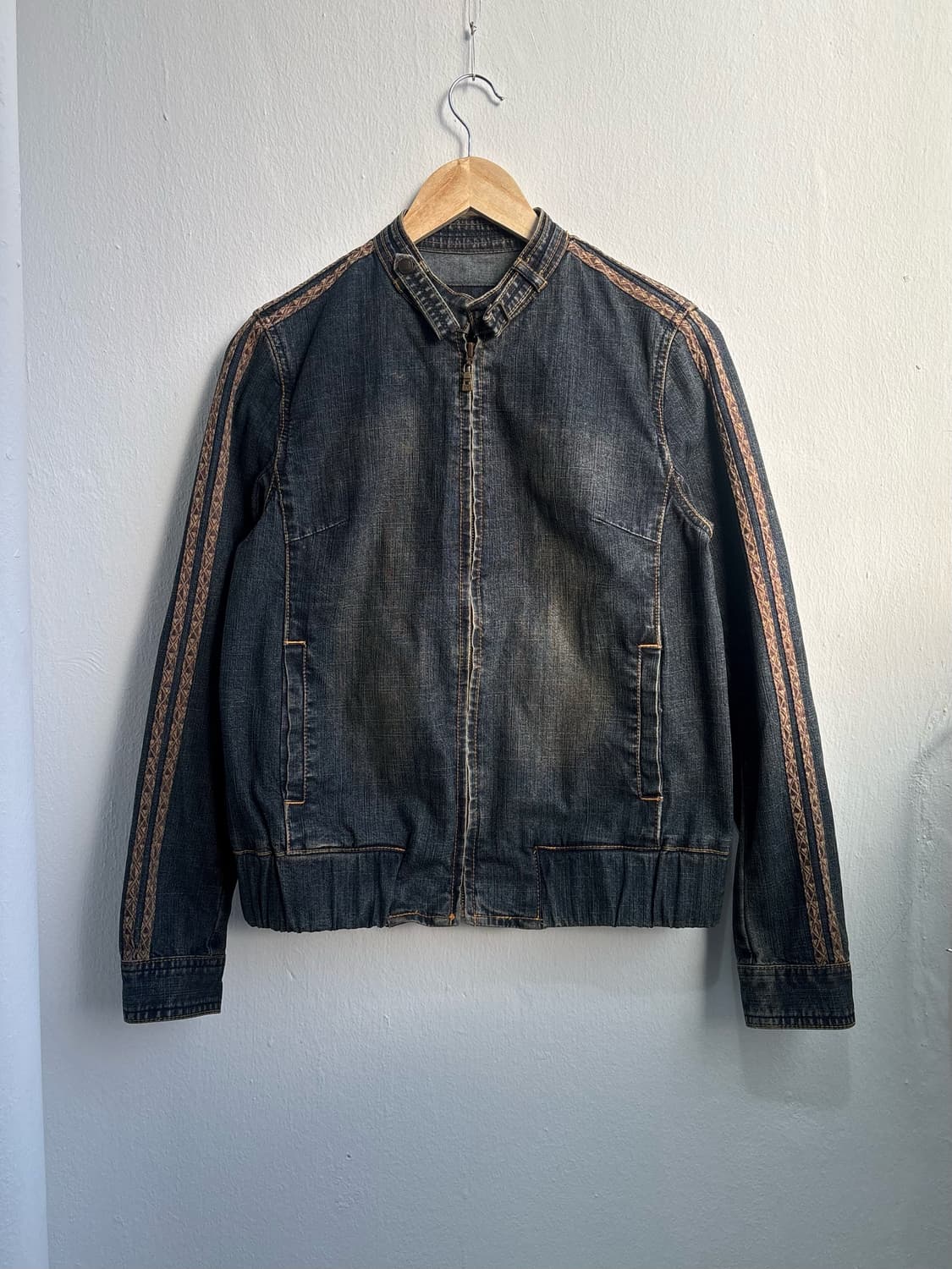 Vintage Denim Zip-Up Jacket 상품이미지1