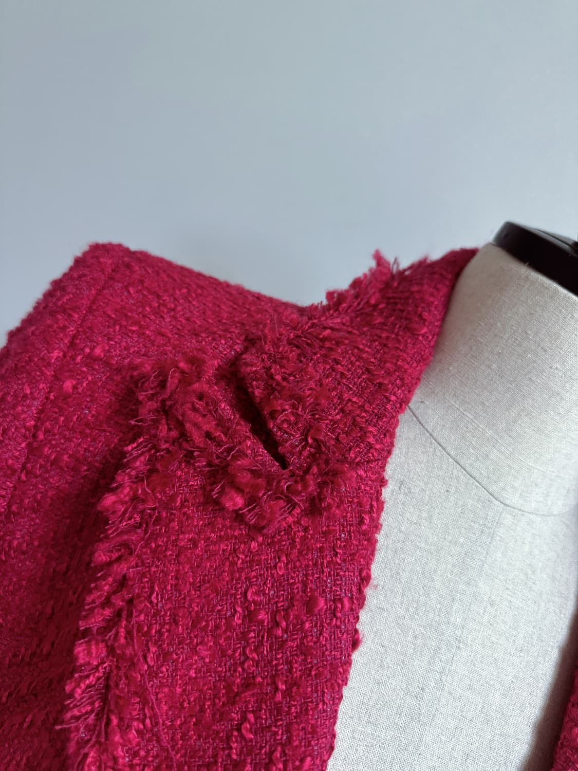 Zara 체리핑크 트위드 자켓 상품이미지4