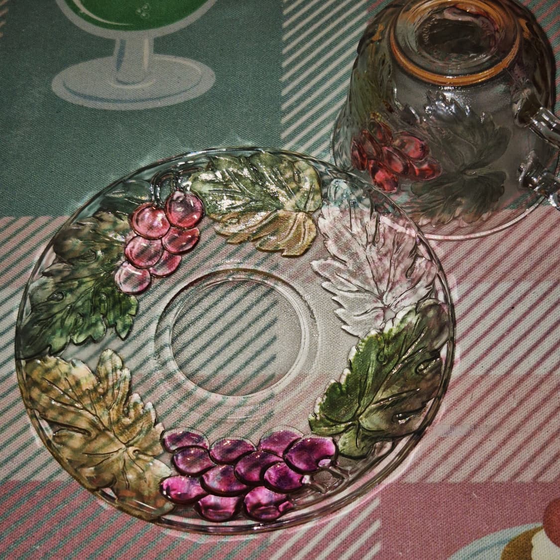 80s 오츠카 컬러 포도 잎사귀 세트 1p 상품이미지9