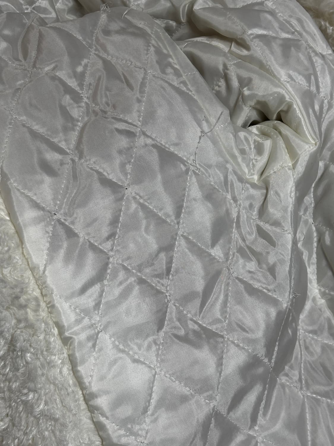 허그유어스킨 시어링 퍼 자켓 무스탕 웬디 무스탕 애쉬 핑크 상품이미지2