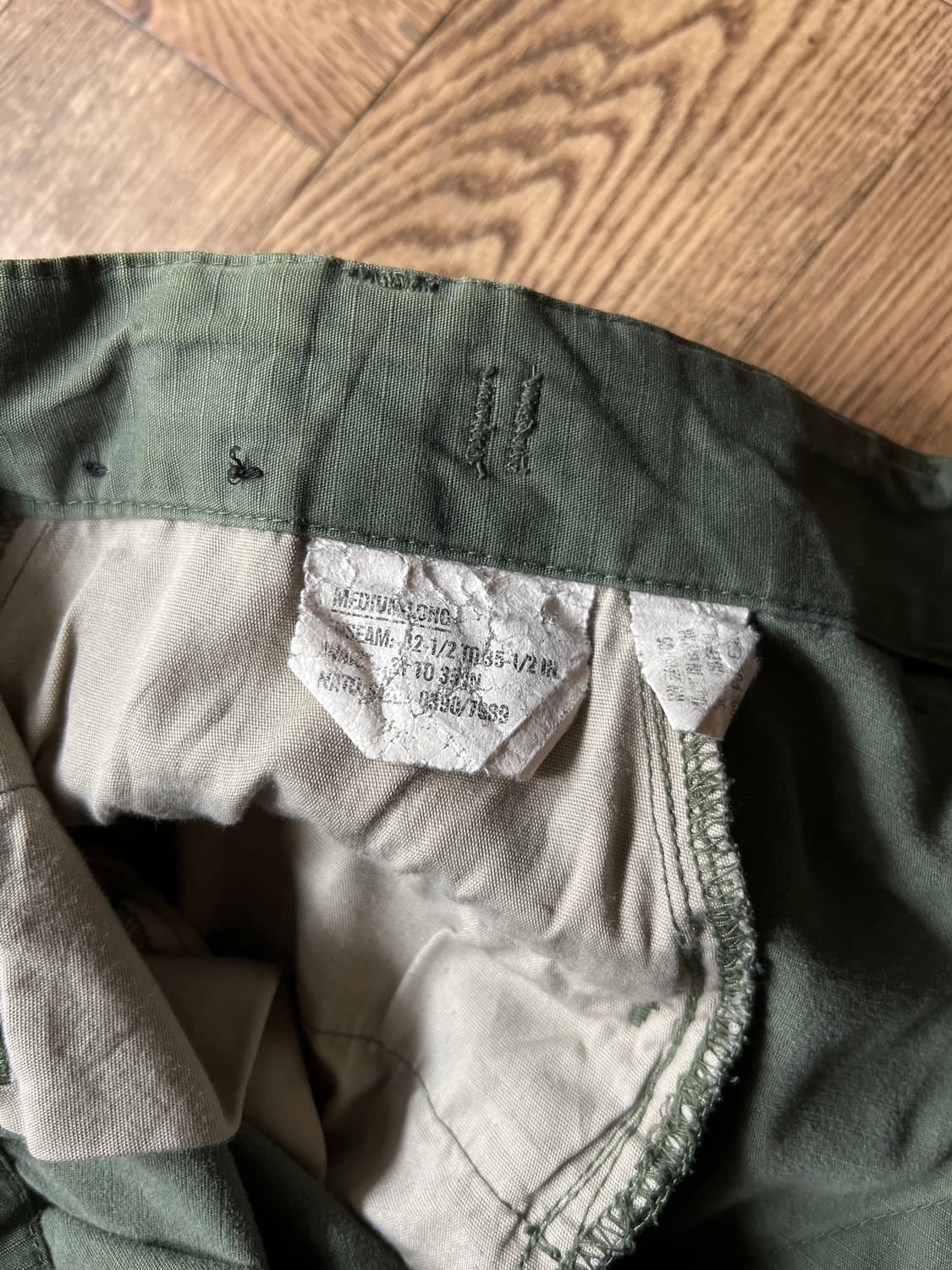 [34]오리지널 U.S ARMY 올리브그린 립스탑 밀리터리 카고 팬츠 상품이미지8