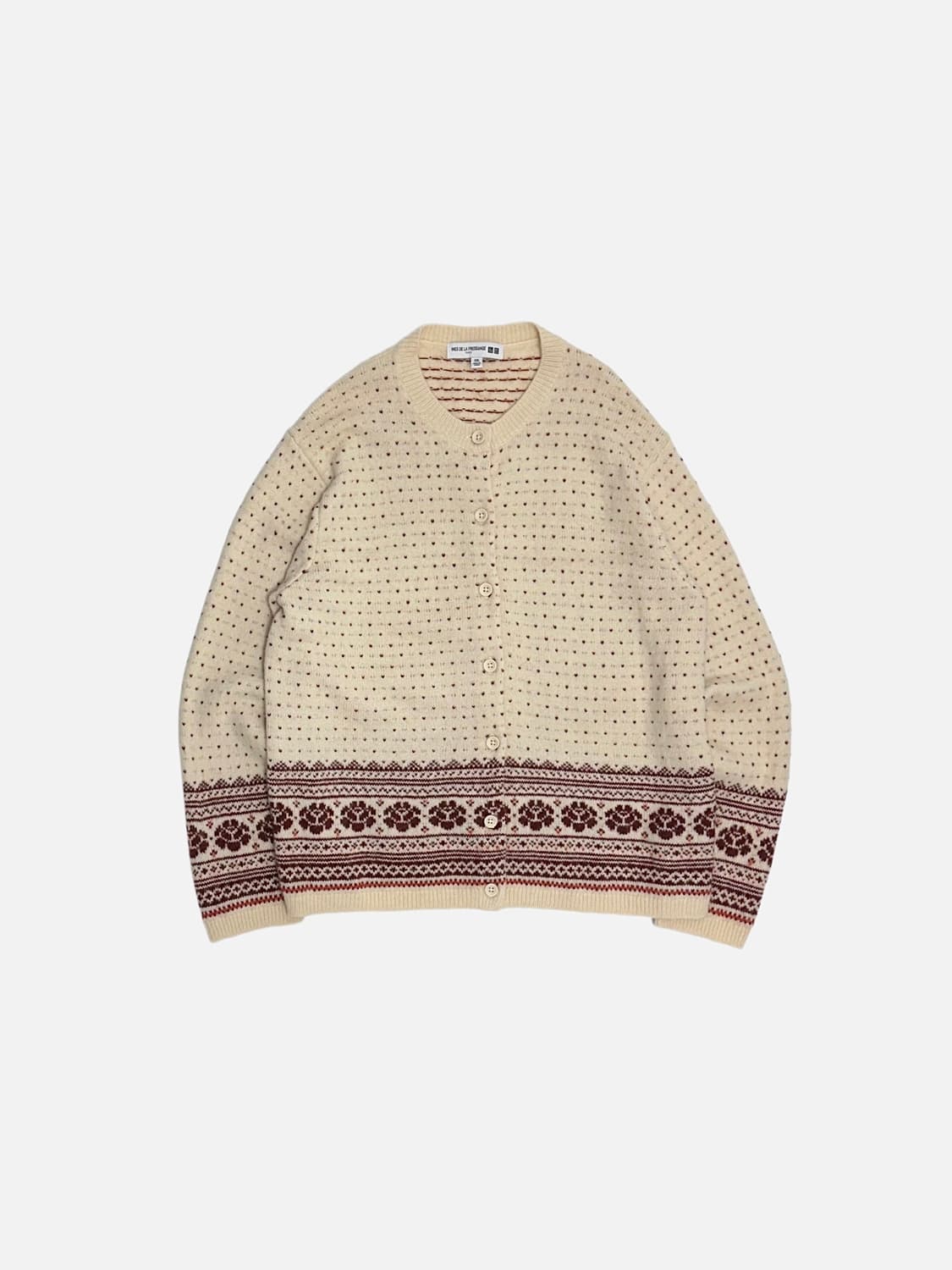 유니클로 X 이네스 노르딕 니트 가디건 상품이미지1