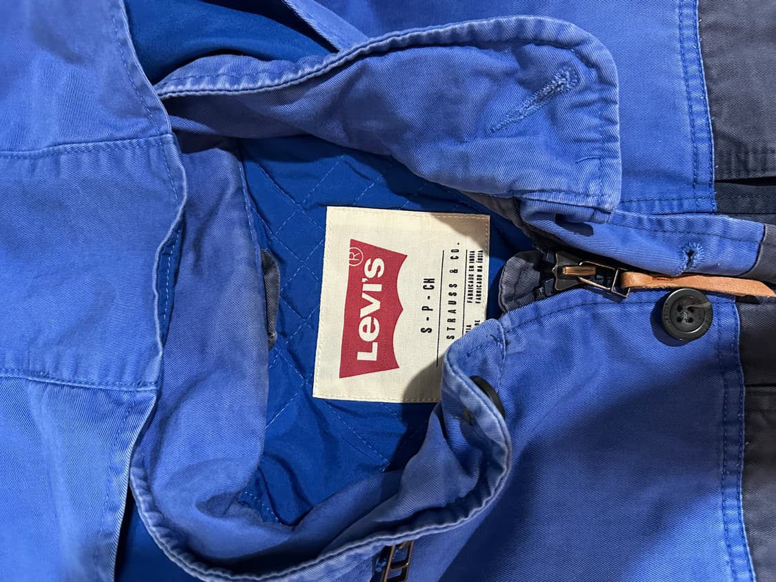 리바이스 후드 워크 자켓 블루 그레이 상품이미지2