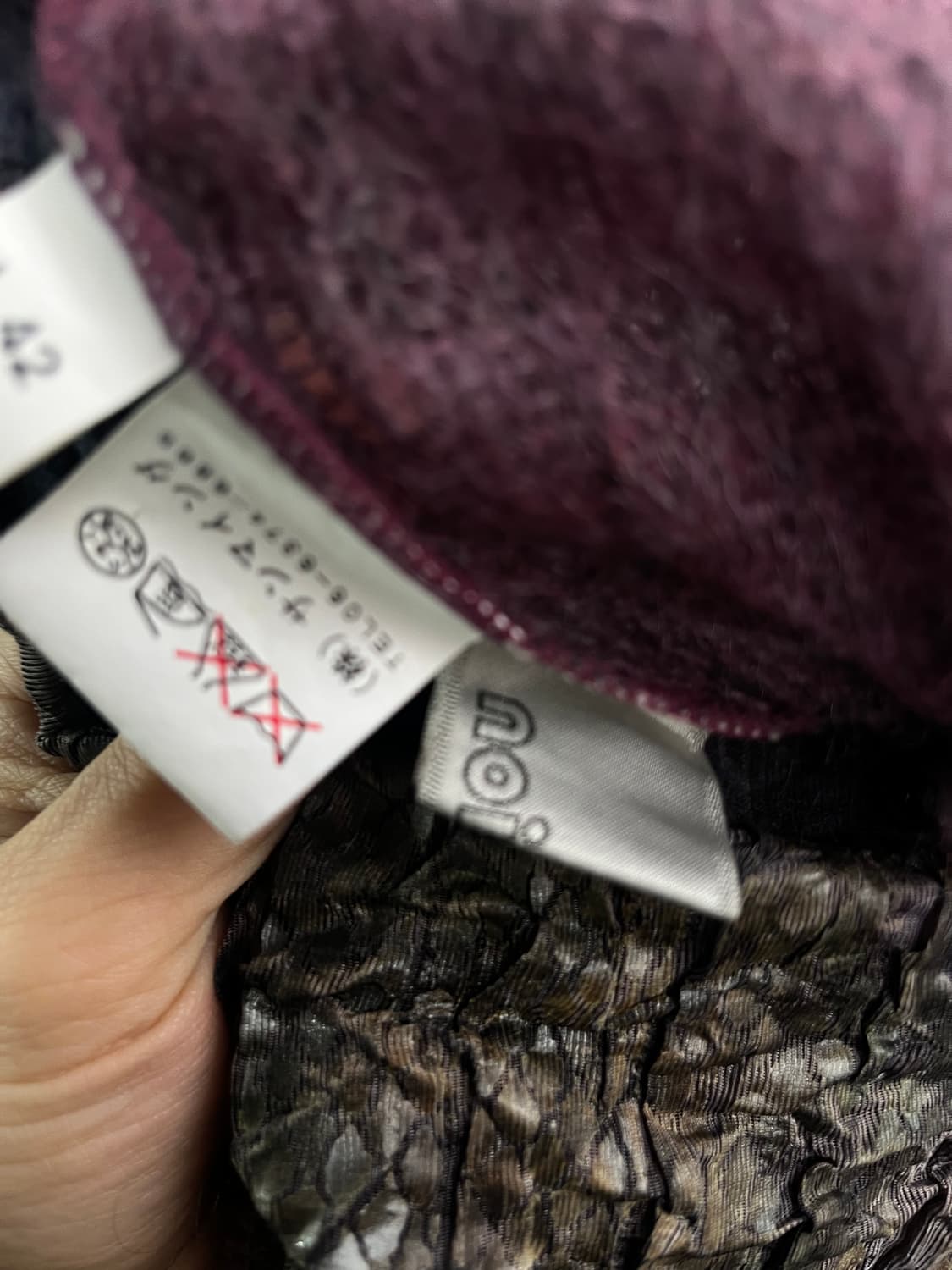 Noir Riviere mohair blend vest 상품이미지5