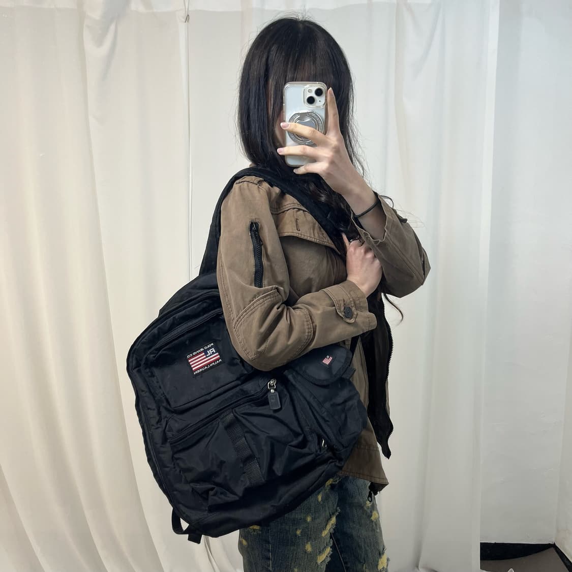 Polo Sport 90s Backpack (걸이용 고리 분실) 상품이미지1
