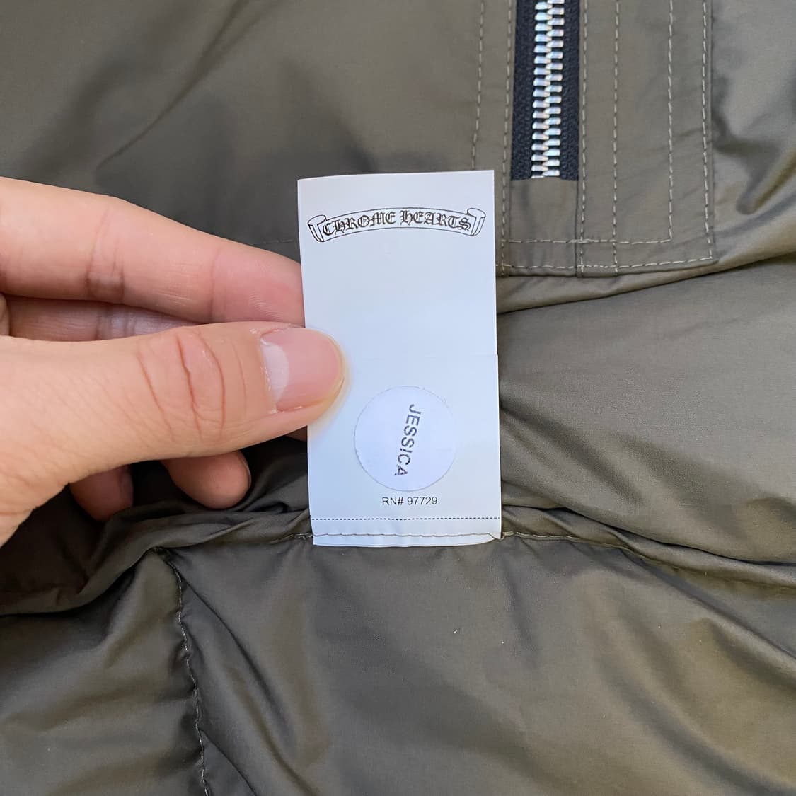 [L] 크롬하츠 STIFF V2 푸퍼 패딩 올리브 상품이미지10