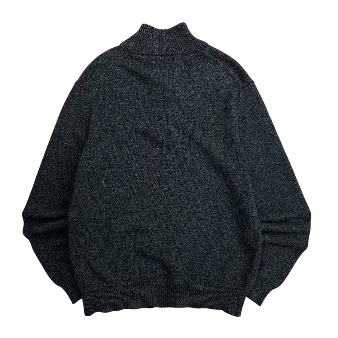 폴로 랄프로렌 블랙포니 차콜 니트 반집업 M 상품이미지3