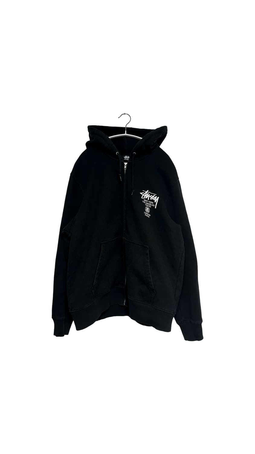 스투시 월드 투어 후드 집업 상품이미지1