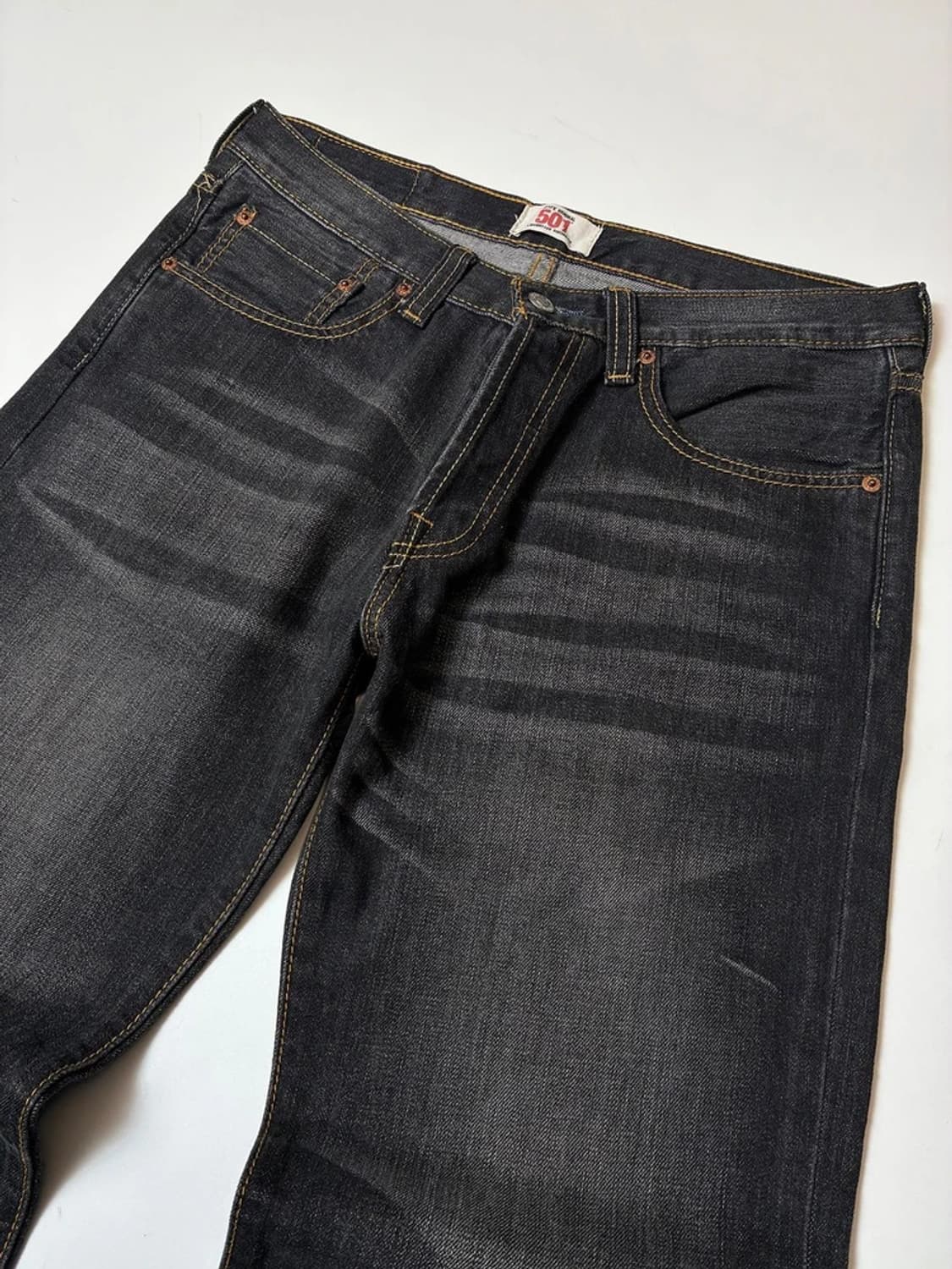 리바이스 501 블랙 스톤 스트레이트 데님 팬츠 PN8872 상품이미지2