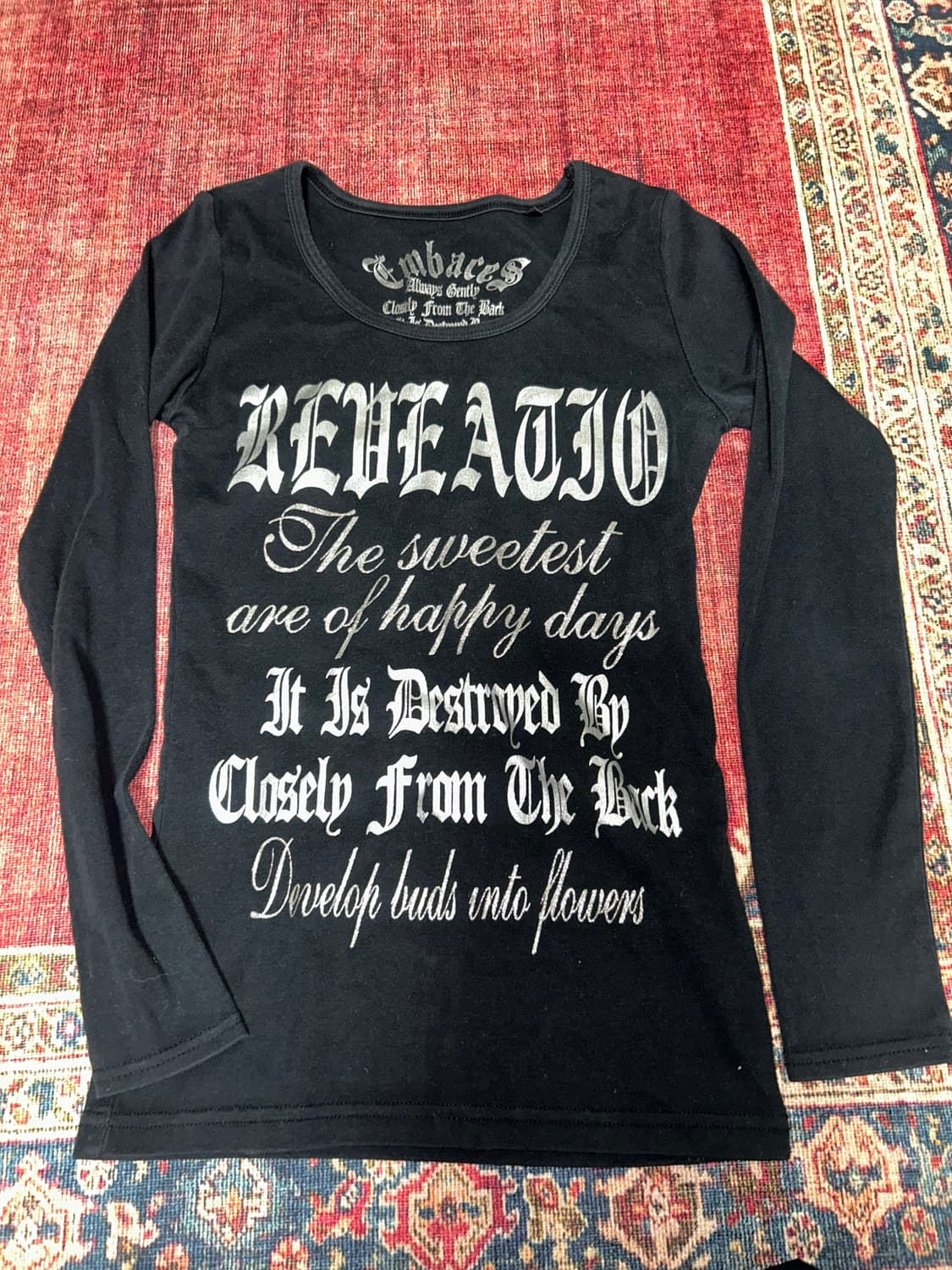 빈티지 블랙 펑크 슬리브 상품이미지1