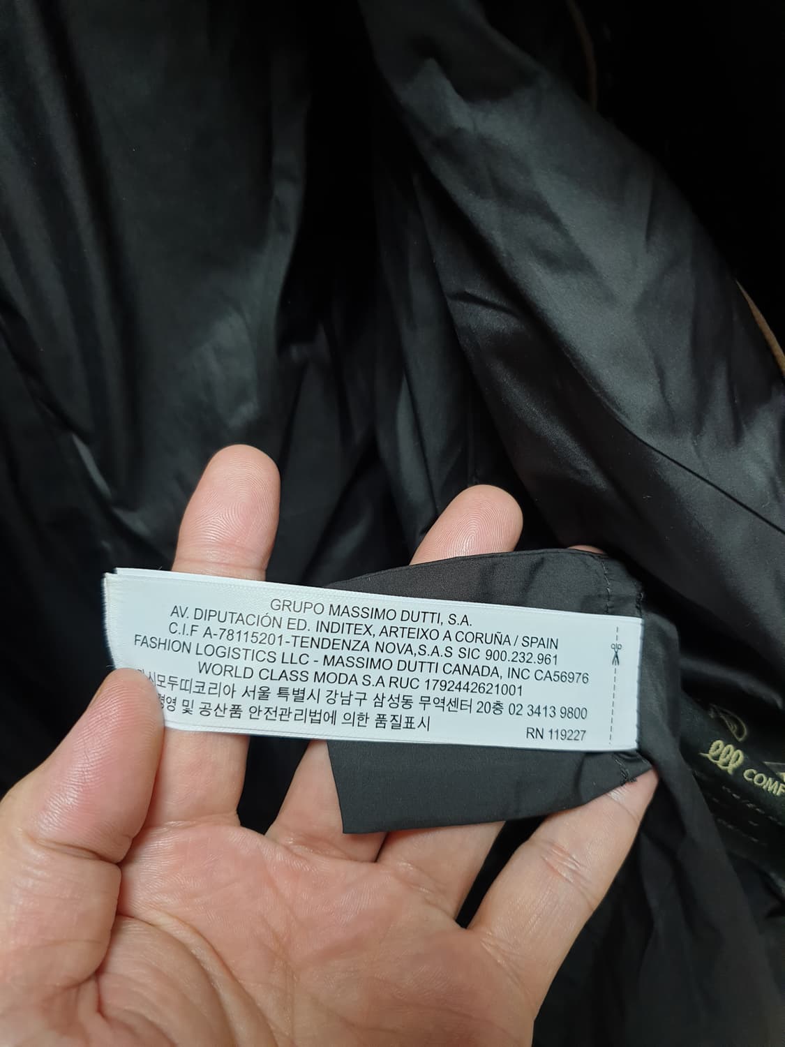 [m/66] 마시모뚜띠 패딩코트 다크브라운 상품이미지10