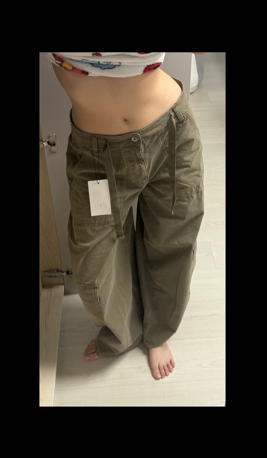 Zara Cargo Pants khaki 자라 카고 팬츠 카키 상품이미지1