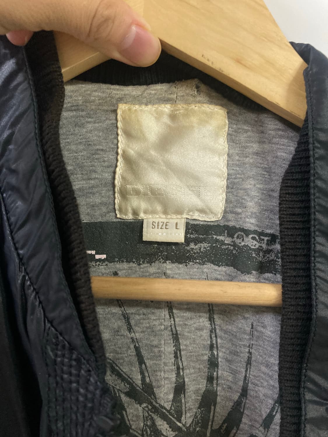 디젤 나일론 바이커자켓 상품이미지2