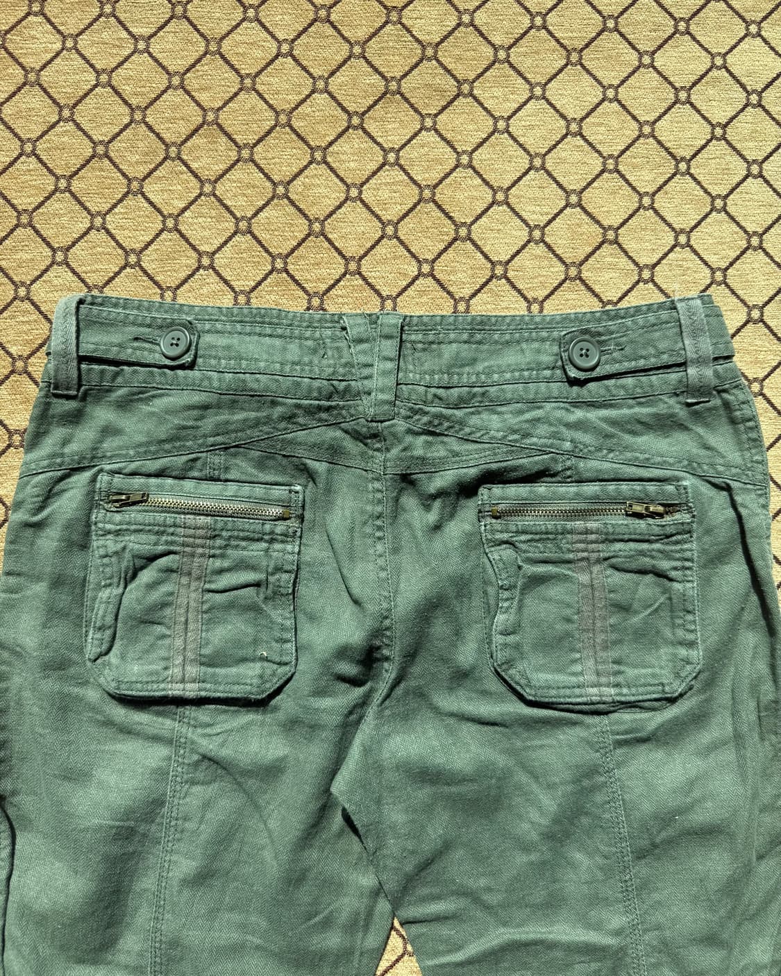 카키 디테일 데님 상품이미지2