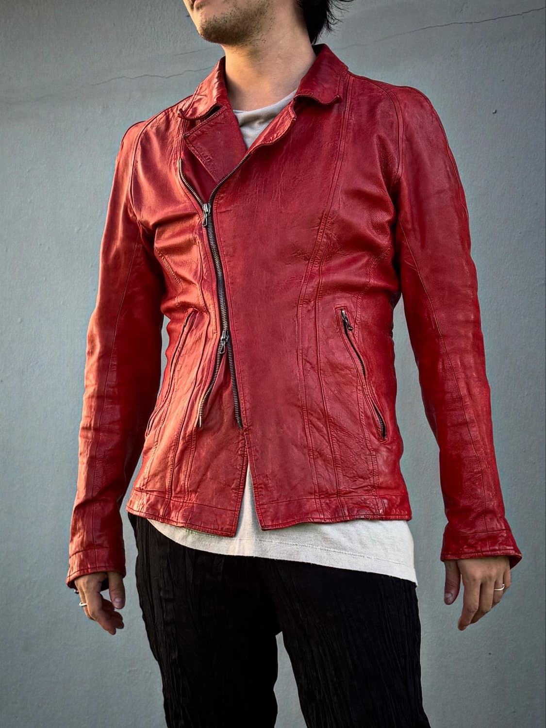 Julius Leather Rider Jacket 상품이미지2