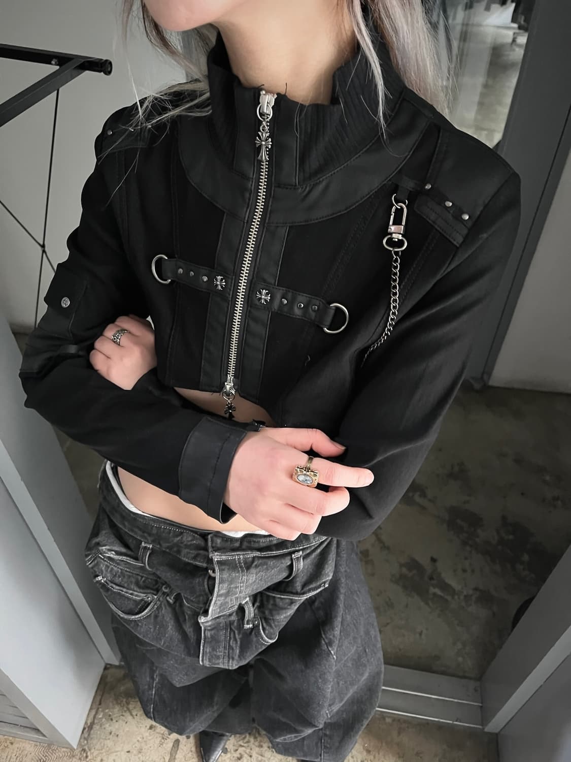 오즈온 오즈크로스 하이크롭 집업 자켓 상품이미지5