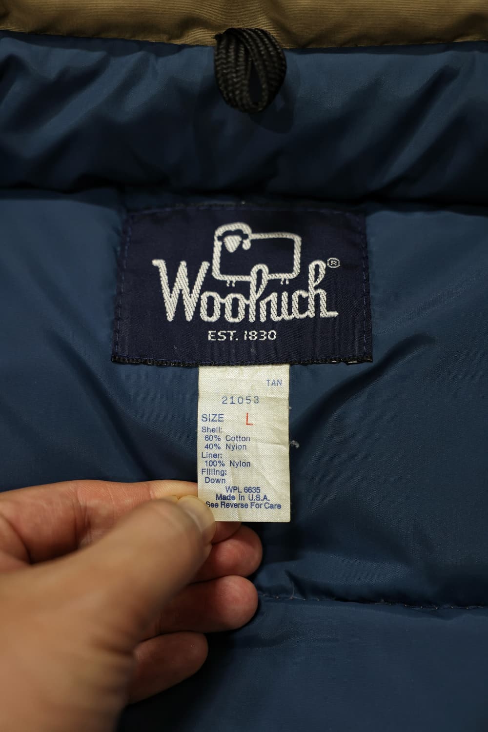 80s 빈티지 울리치 다운 베스트 판매 상품이미지7