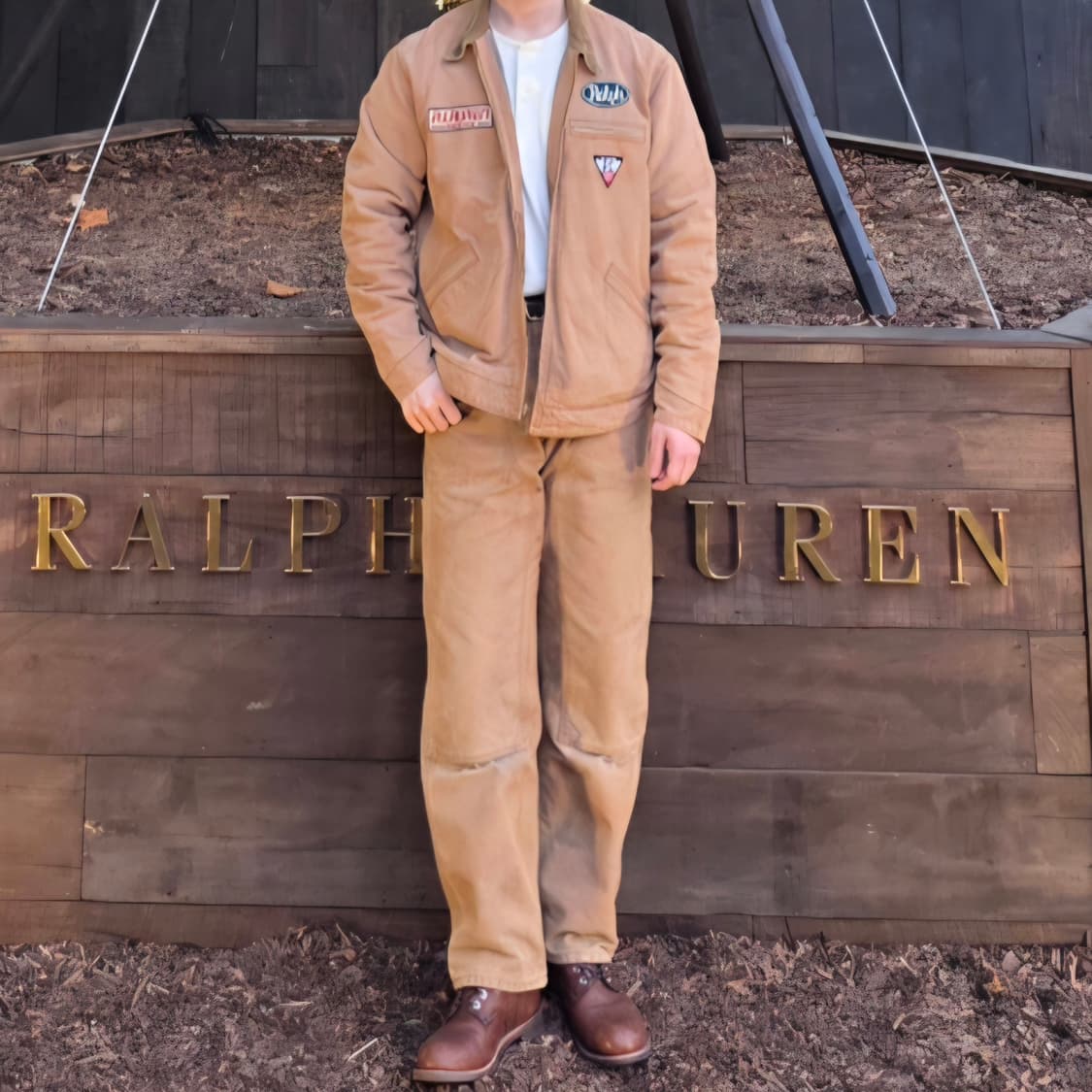 폴로 무신사에디션 워크자켓 L 상품이미지8