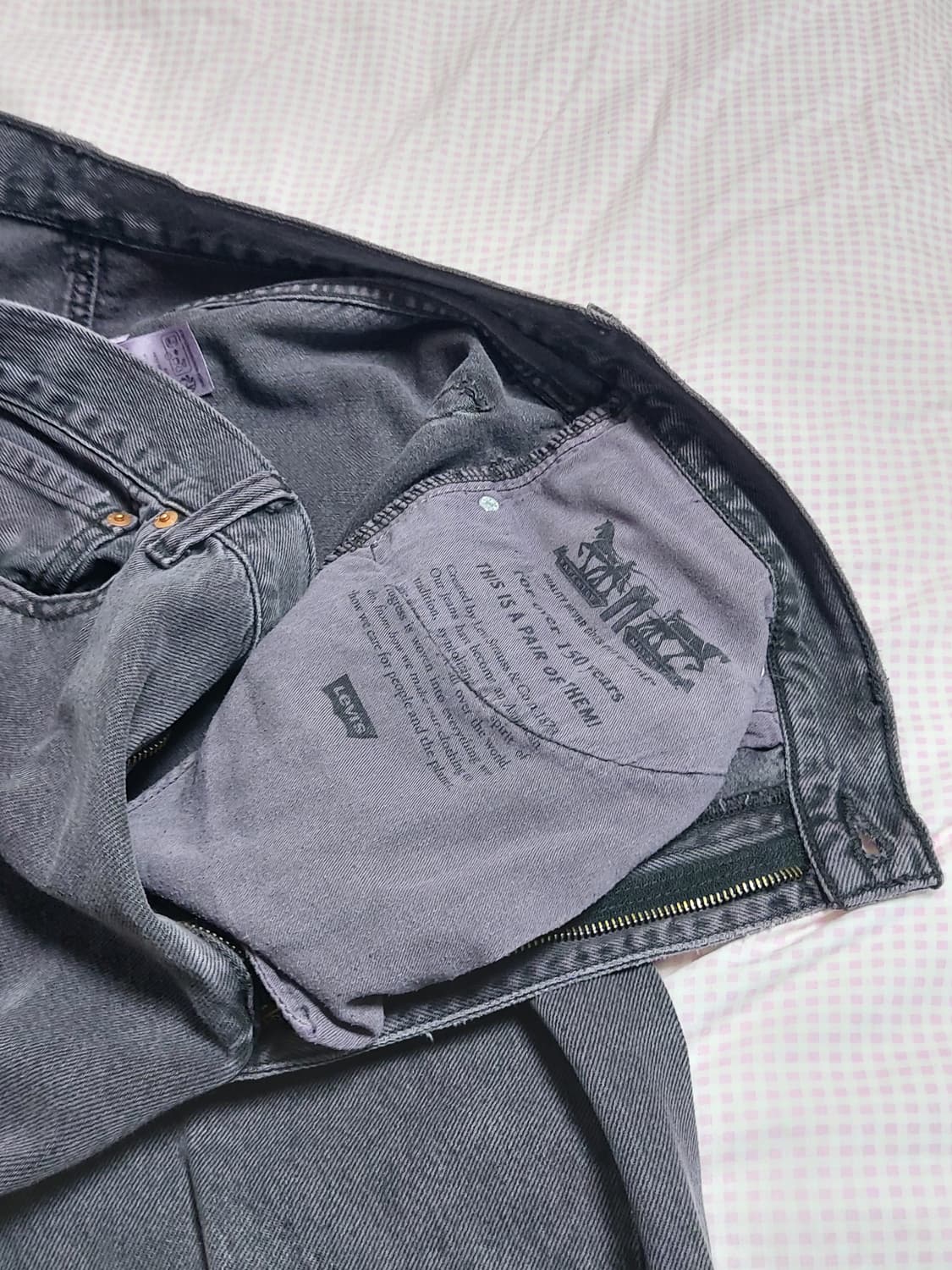 리바이스 565  루즈 스트레이트진 퍼플 Levi's 565 purple 상품이미지3