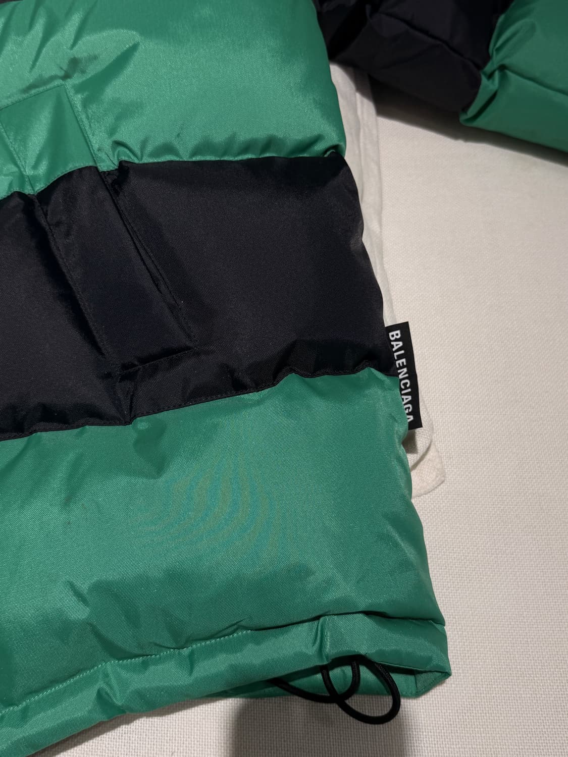 Balenciaga 2018 스트라이프 컬러블록 다운 패딩 코트 상품이미지8