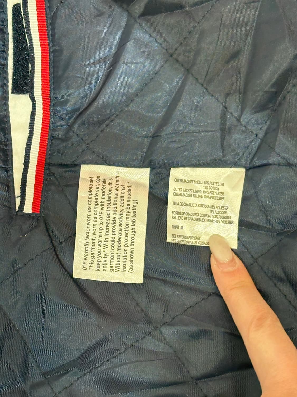 타미 힐피거 화이트 사이드 라인 바람막이 오버핏 트랙 자켓 M 상품이미지8