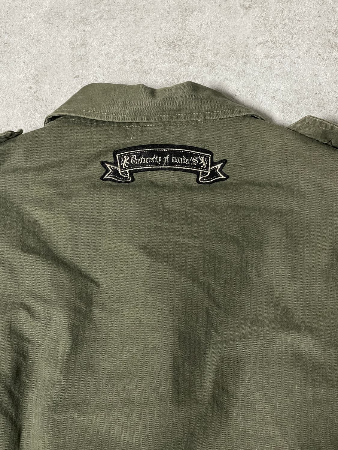 (Sergeant salutes)patchwork military shi 상품이미지6