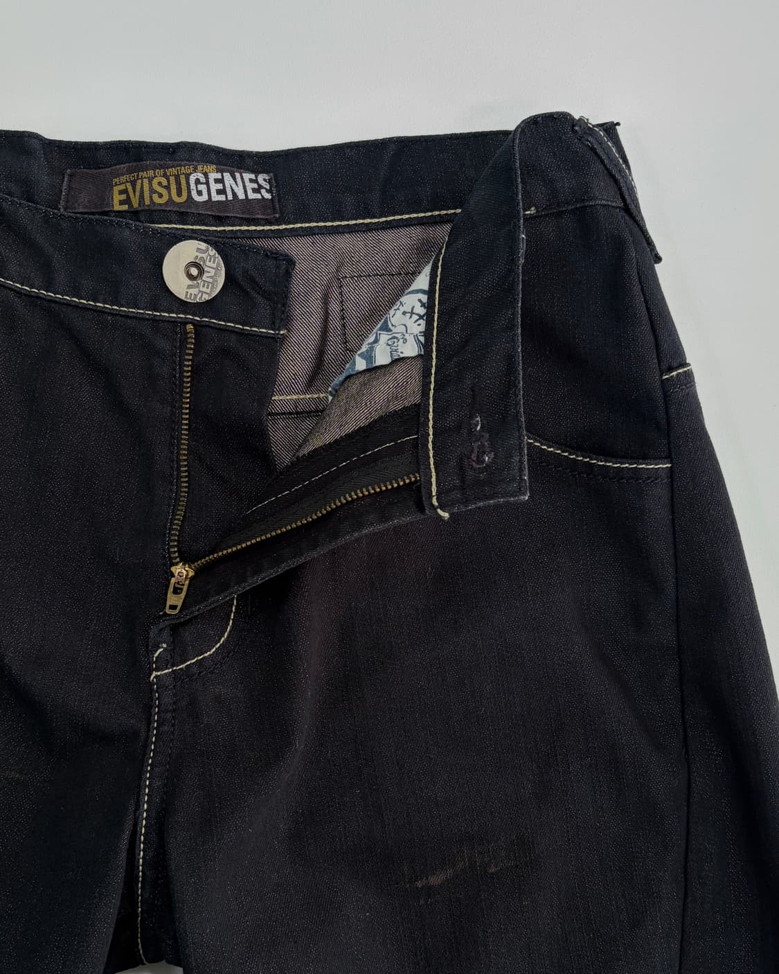 [32인치]에비수 Evisu 엔지니어드 데님 팬츠 상품이미지7