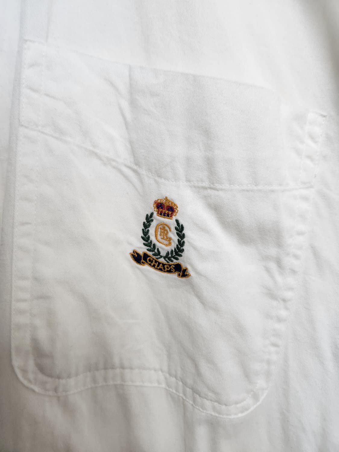 챕스Chaps 화이트 코튼 셔츠 L - S217 상품이미지6