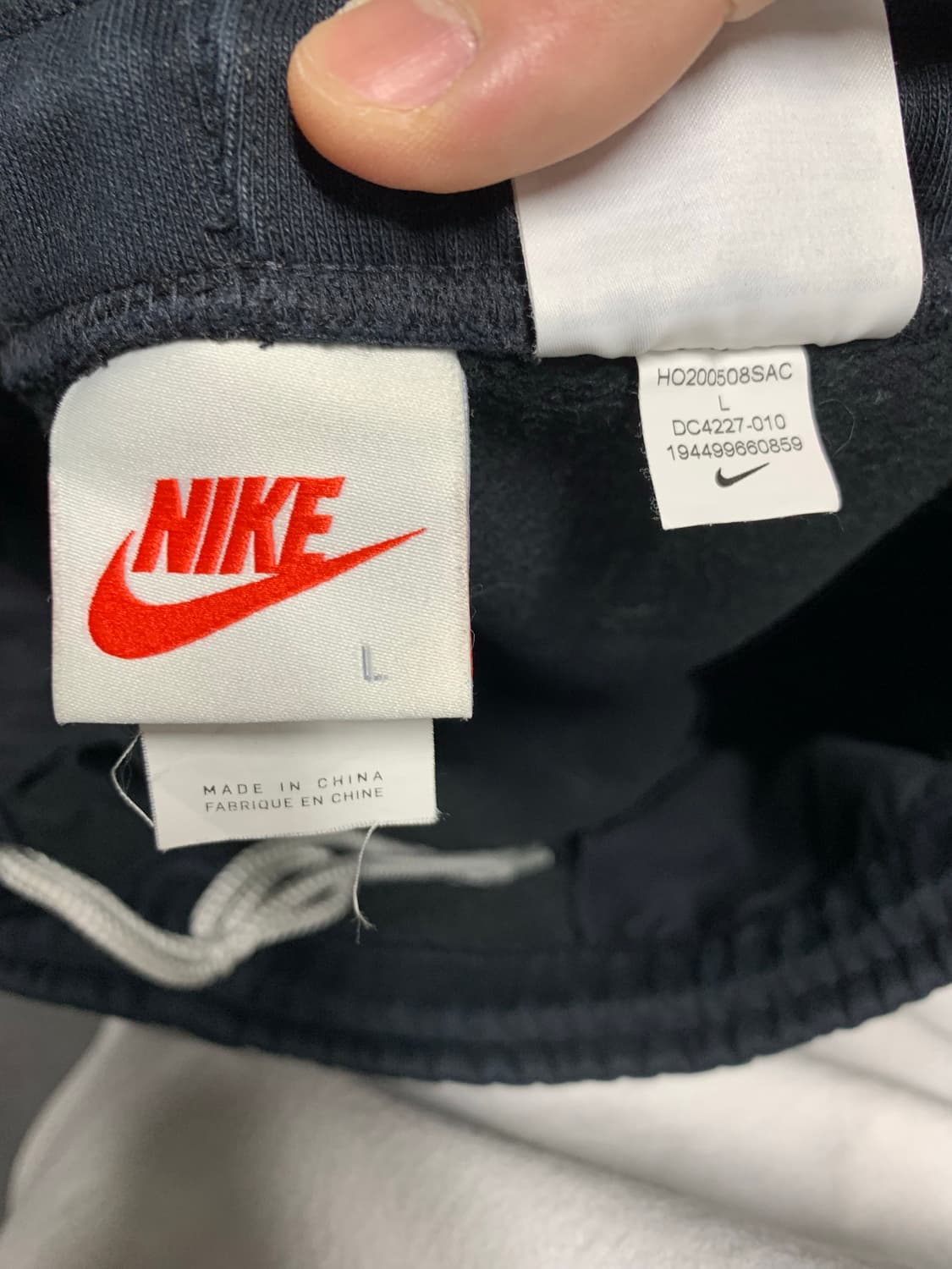 [US/L]초판!) 나이키 x 스투시 NRG ZR 플리스 팬츠 블랙 상품이미지5