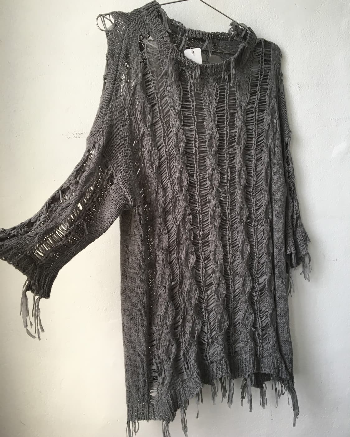 Fringe grunge mood knit 상품이미지5