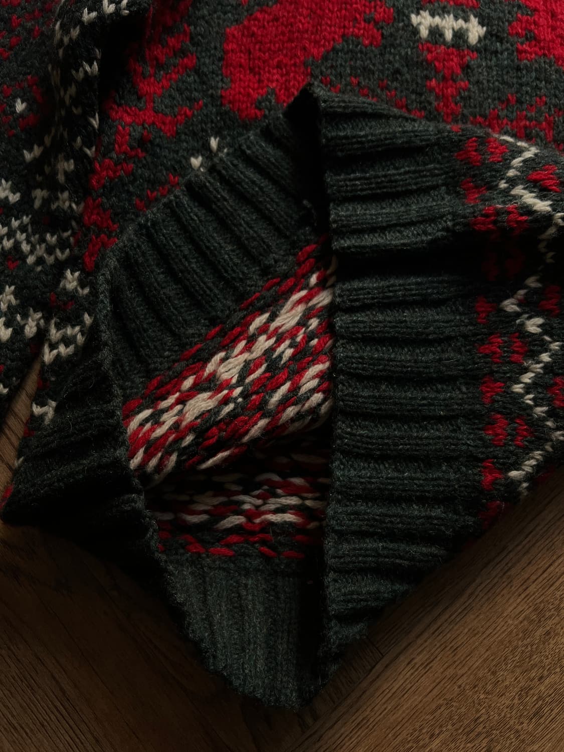 [M]80's 폴로 랄프로렌 노르딕 패턴 핸드 니트 상품이미지5