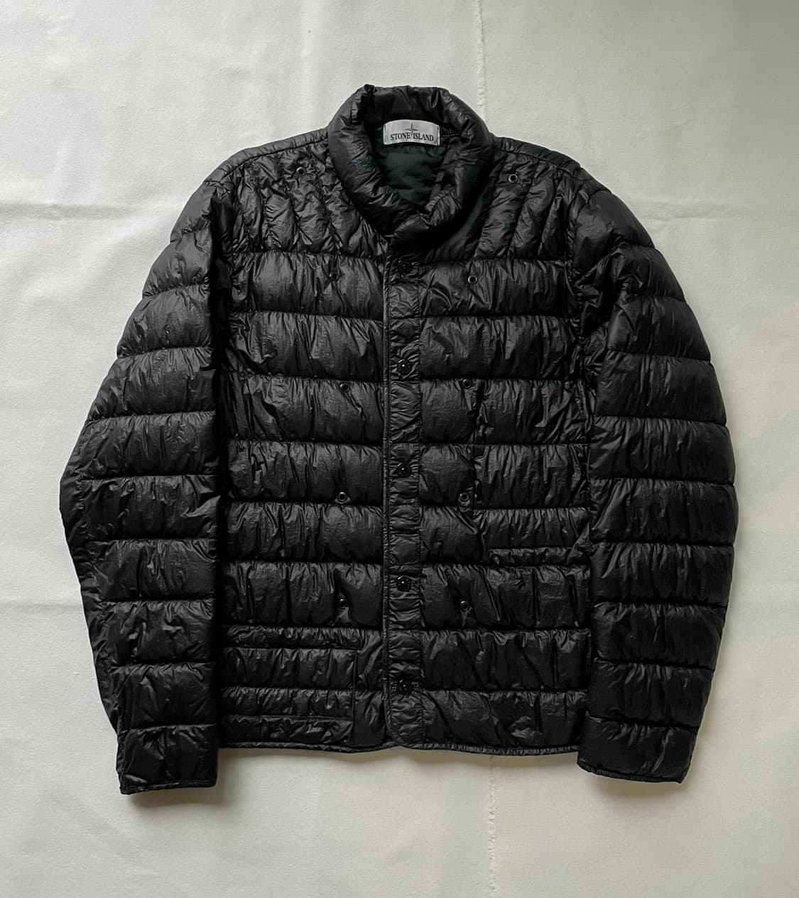 [정품] 스톤아일랜드 수피마 코튼 패딩 후드 레인 코트 자켓 상품이미지6