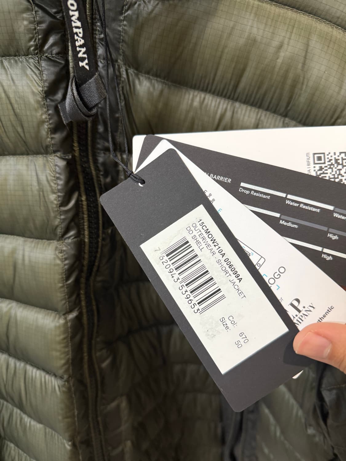 [50] CP컴퍼니 디디쉘 DD쉘 패딩 카키 상품이미지4