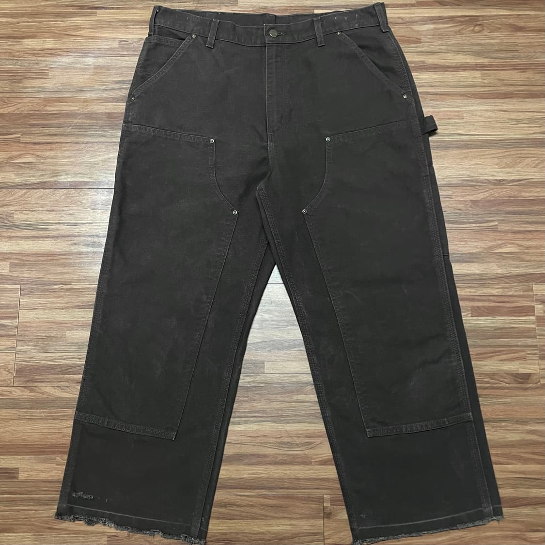 칼하트 다크브라운 더블니 dkb b136 카펜터 워크팬츠 34 상품이미지1