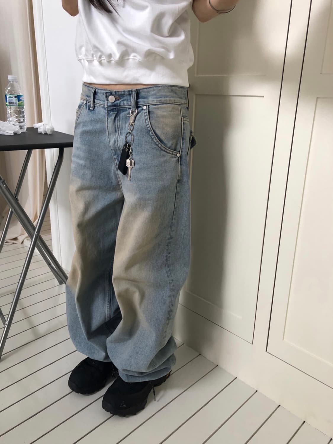 릿킴 SAND WASHED BALLOON JEANS 상품이미지1