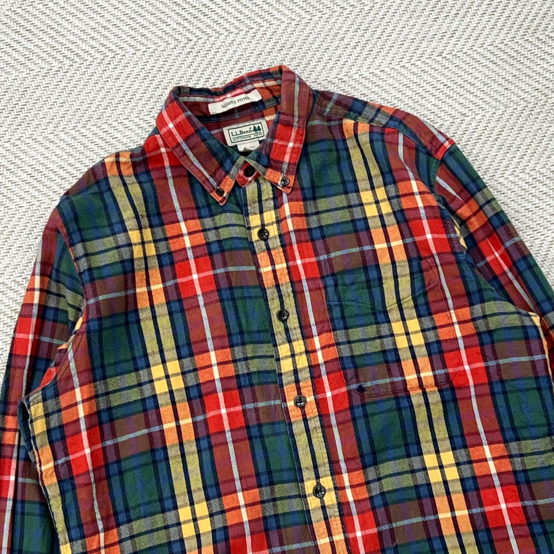 엘엘빈 워크 체크셔츠 r2312 상품이미지3