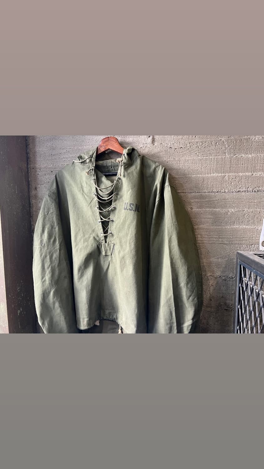 [m] 40s U'S NAVY N-2 DECK RAIN PARKA 상품이미지6