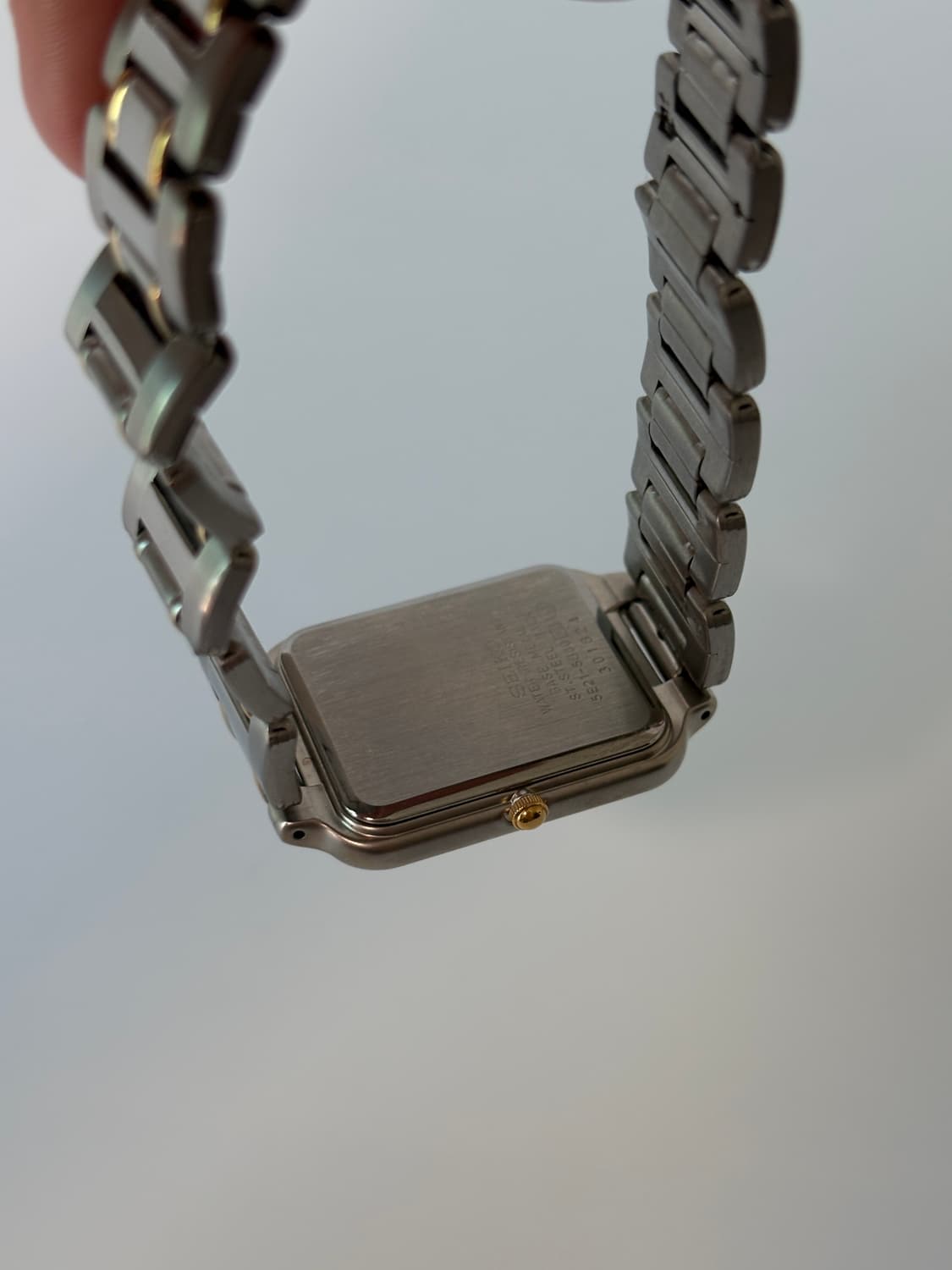 1990s Lucent Roman Index Square Quartz 상품이미지8