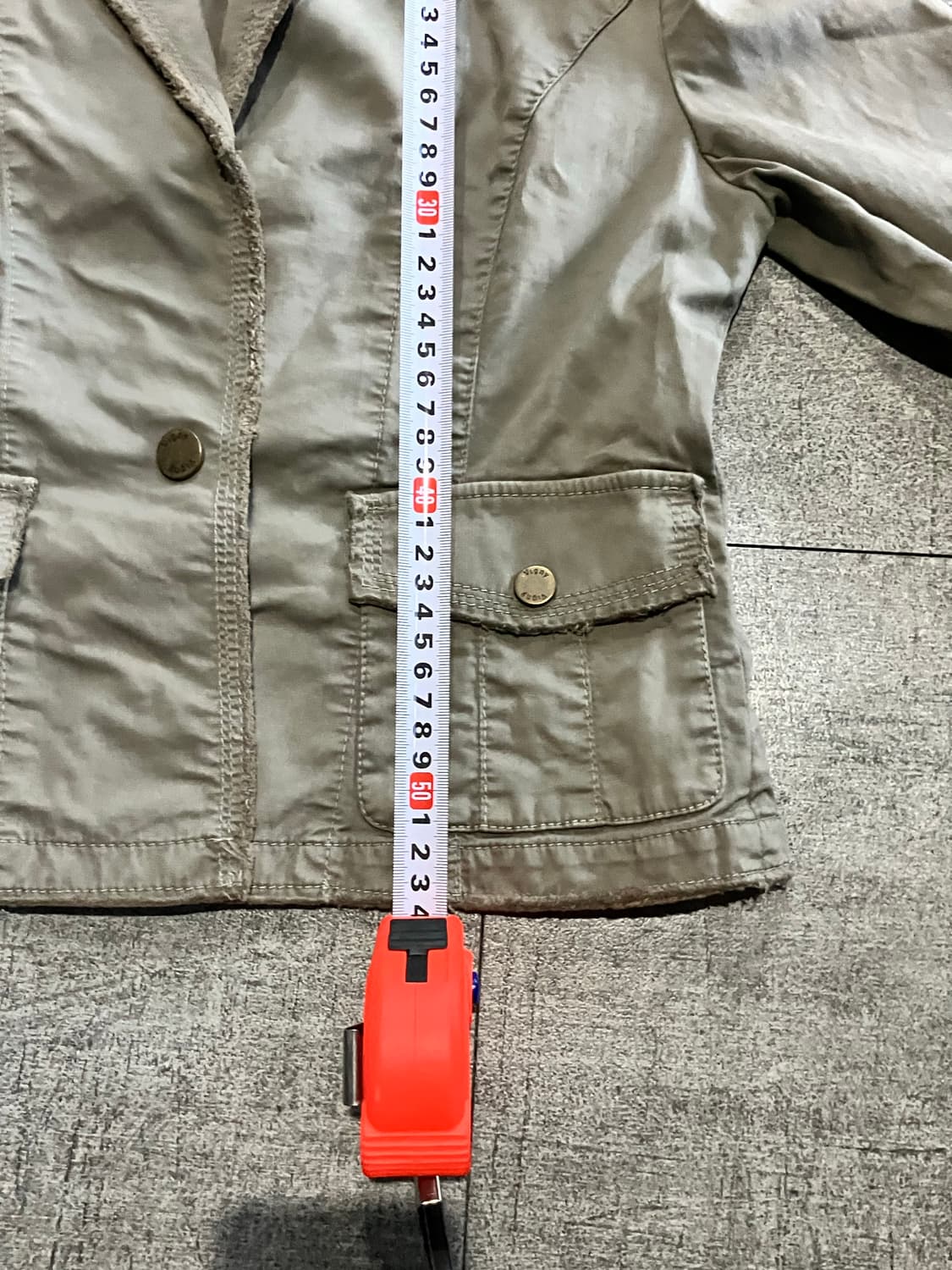 일본빈티지 Vigny 달천깔페어리 할메카지 보헤미안 러플데님자켓 상품이미지3