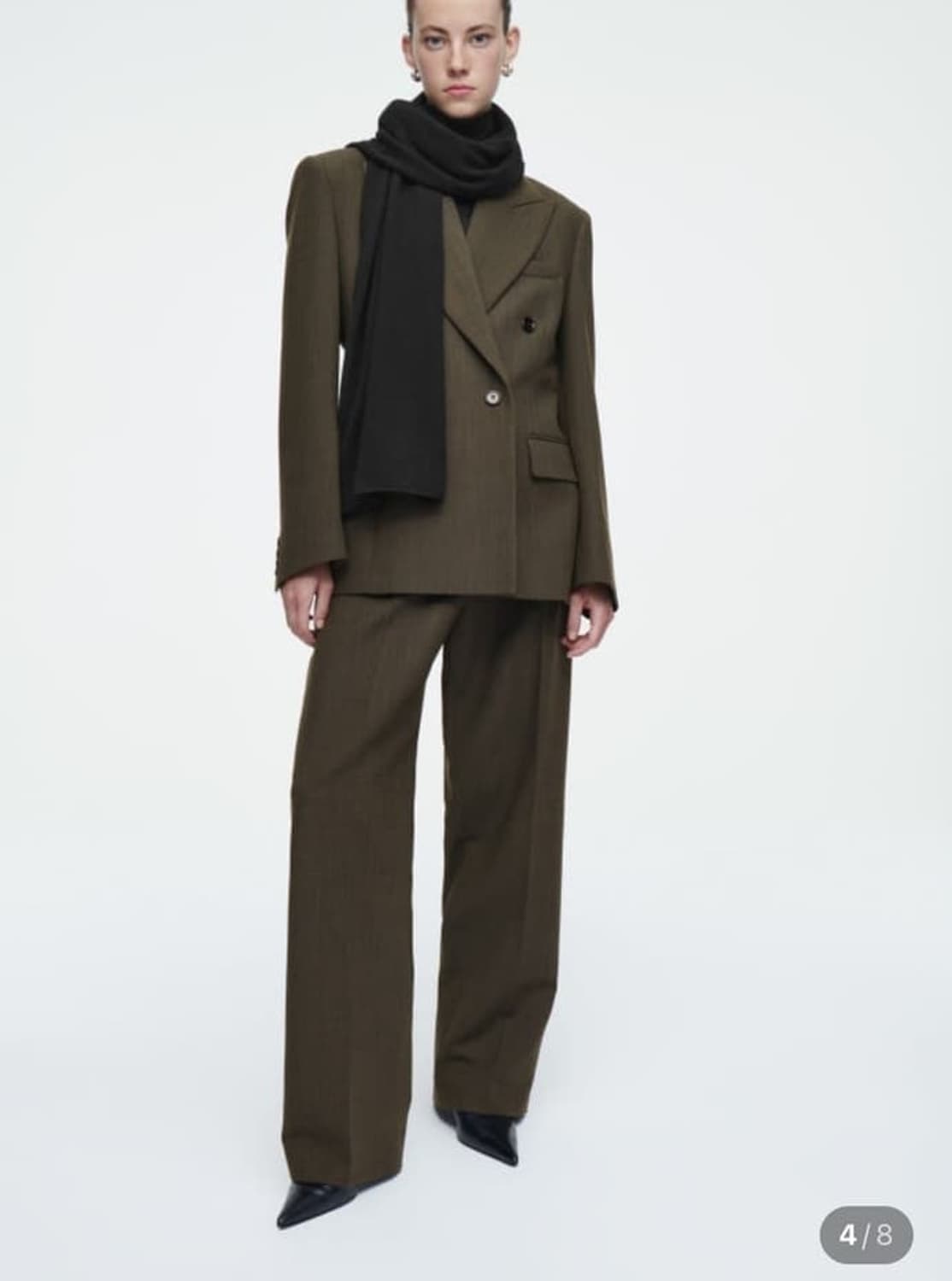 코스 COS 캐시미어 블렌드 울 머플러 A1817 상품이미지2