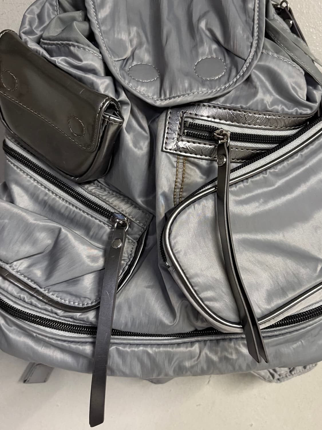 DIESEL pocket backpack gray  상품이미지4