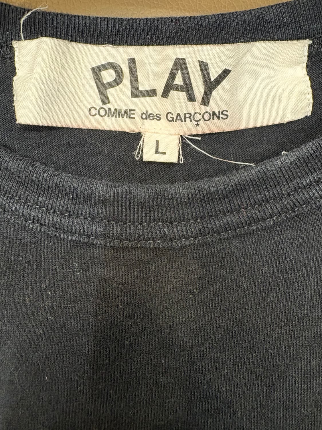 꼼데가르송 레드 하트 블랙 티셔츠 상품이미지6