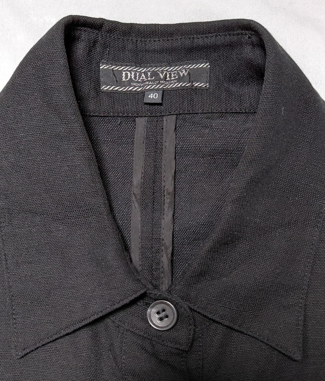 DUAL VIEW 린넨 텐셀 혼방 셔츠 원피스 (40사이즈/M) 상품이미지6