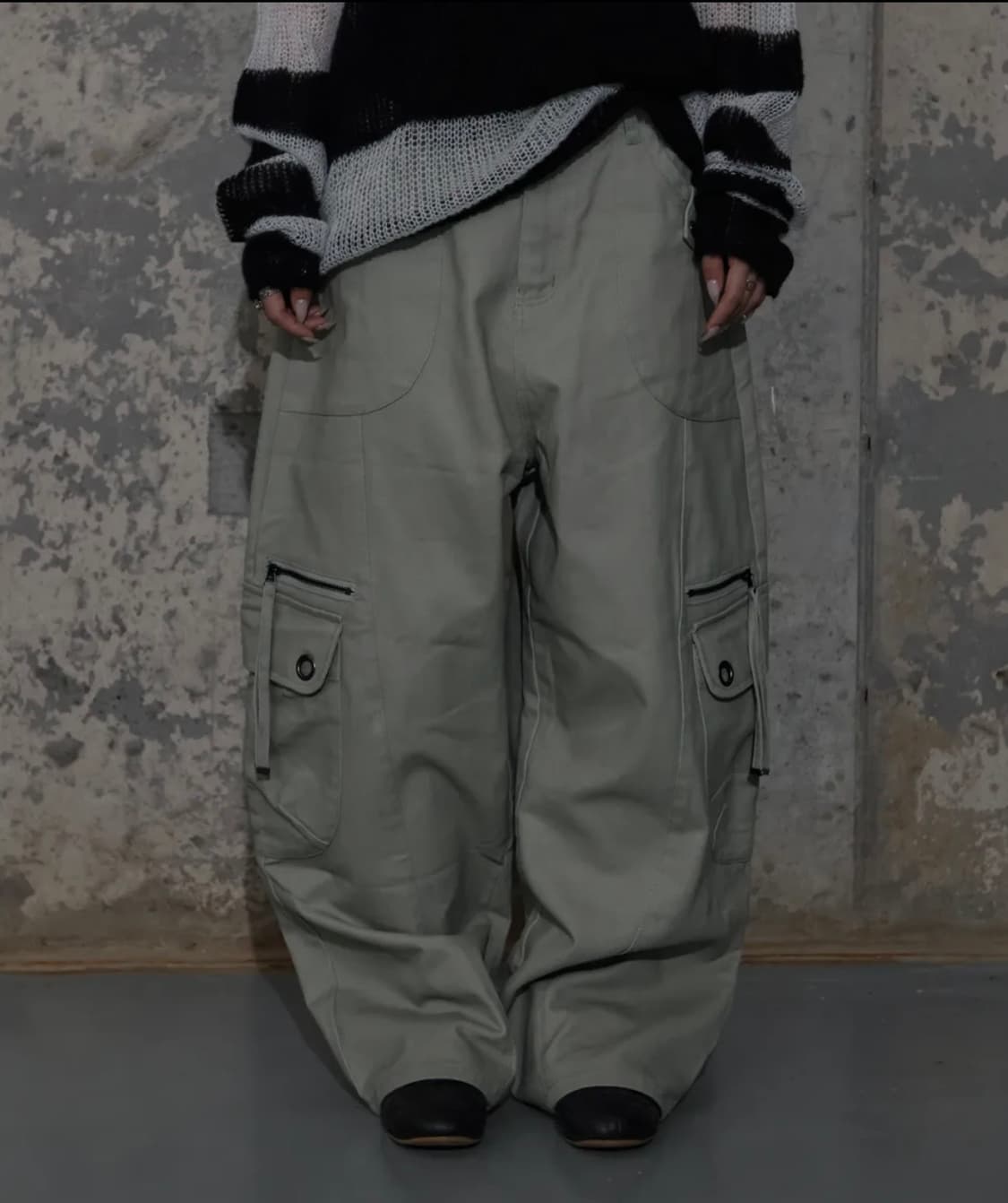 크로스 포켓 카고 팬츠 상품이미지4