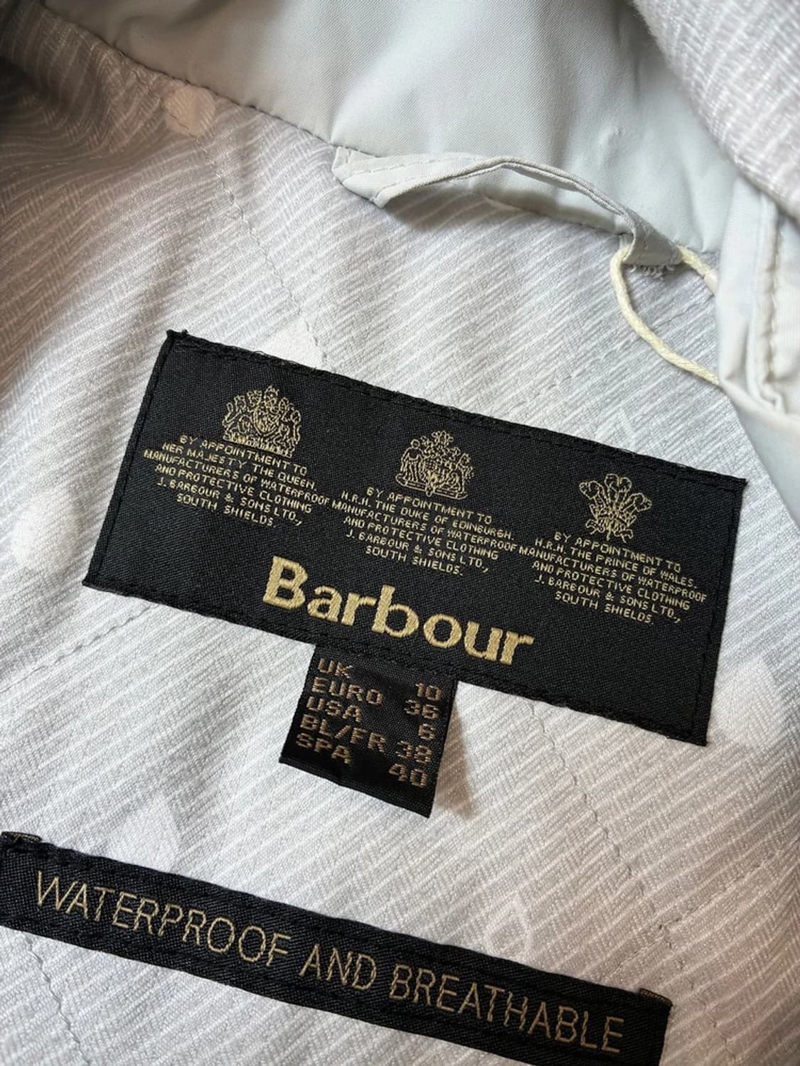 바버 Barbour 우먼스 워터프루프 레인 자켓 PN7994 상품이미지7