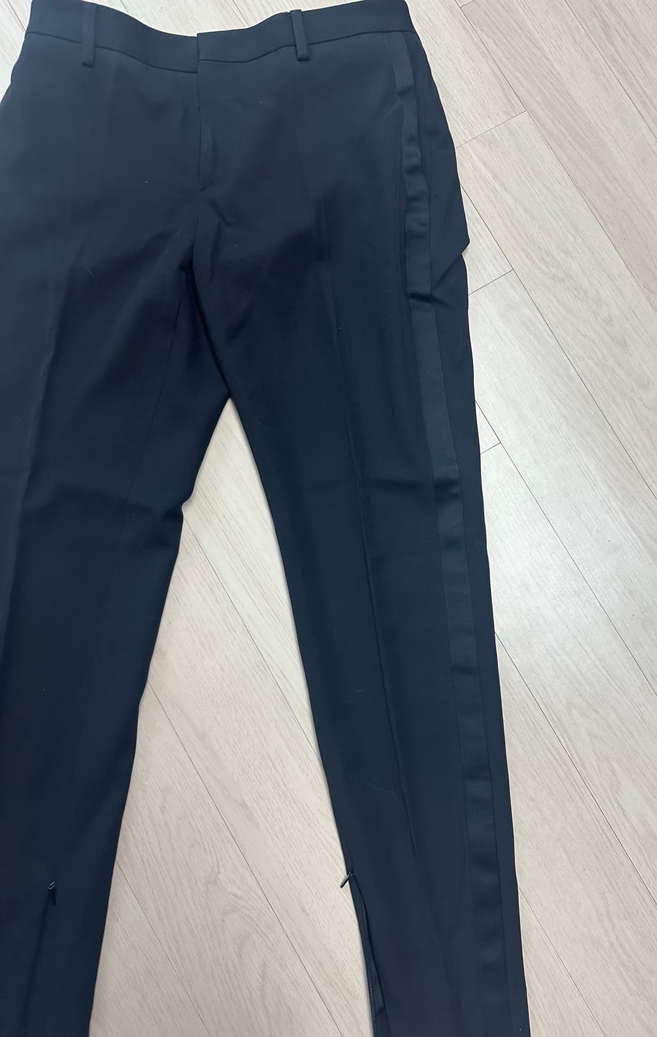 생로랑 밑단 트임 스모킹 슬랙스 상품이미지4